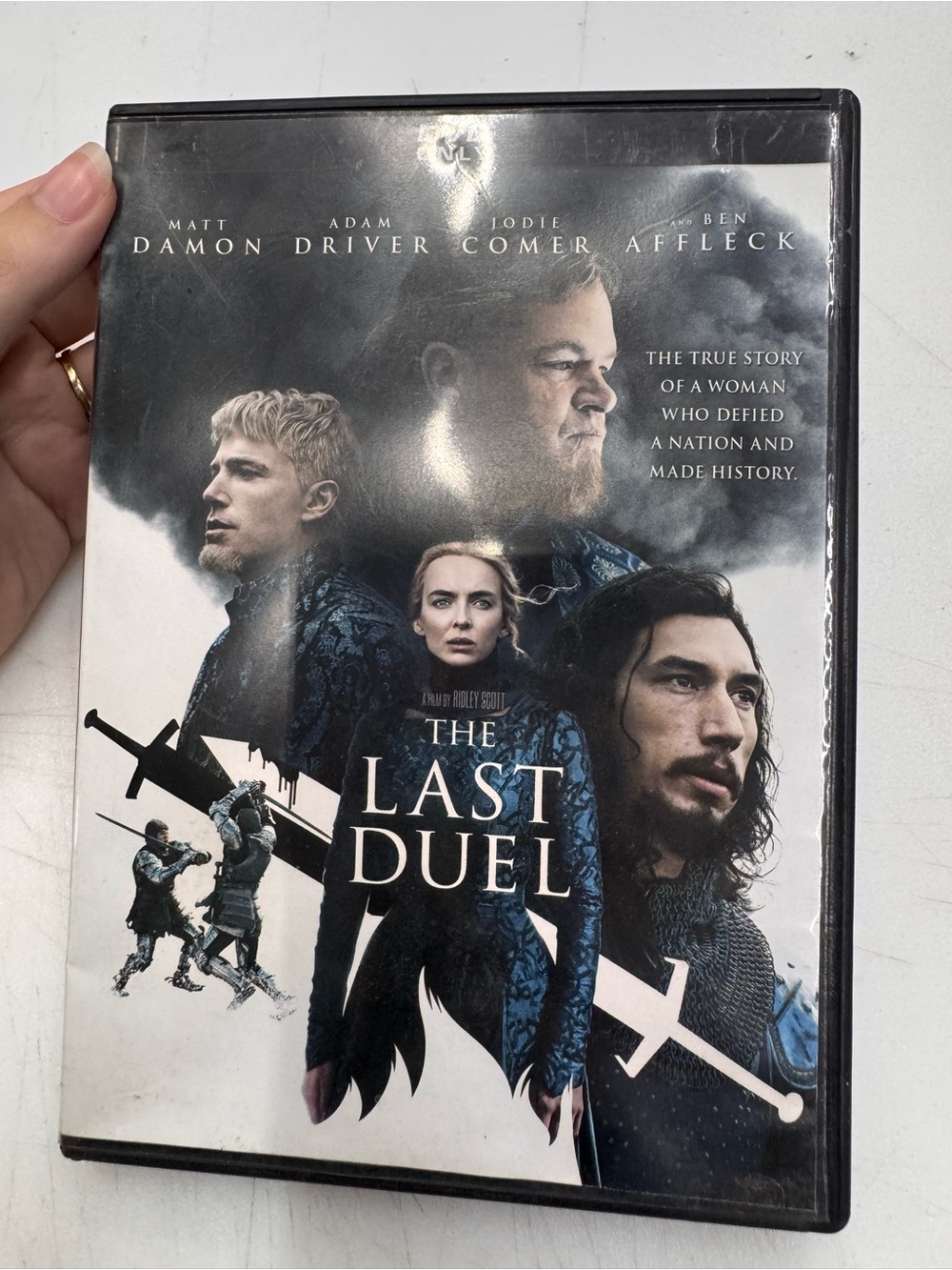 The Last Duel (DVD, 2021) Matt Damon, Ben Affleck, Adam Driver Tested